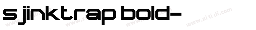 sjinktrap bold字体转换